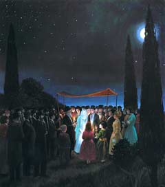 ''Chuppah'' by chassidic artist Zalman Kleinman